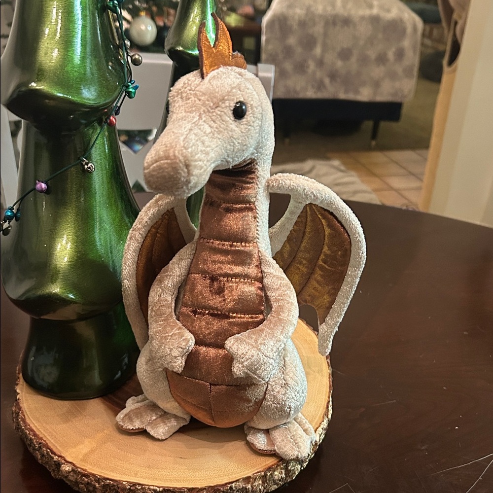Douglas Dragon Elgar Copper Plush Stuffed Animal Color Beige/Copper 11in
